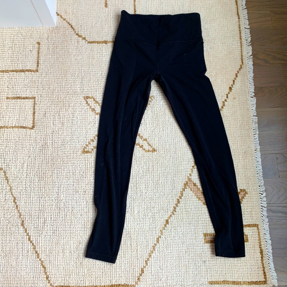 Athleta high rise black leggings